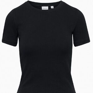 Sunday Best Bauble T-shirt Crew Neck Black Short Sleeve Tee - Aritzia